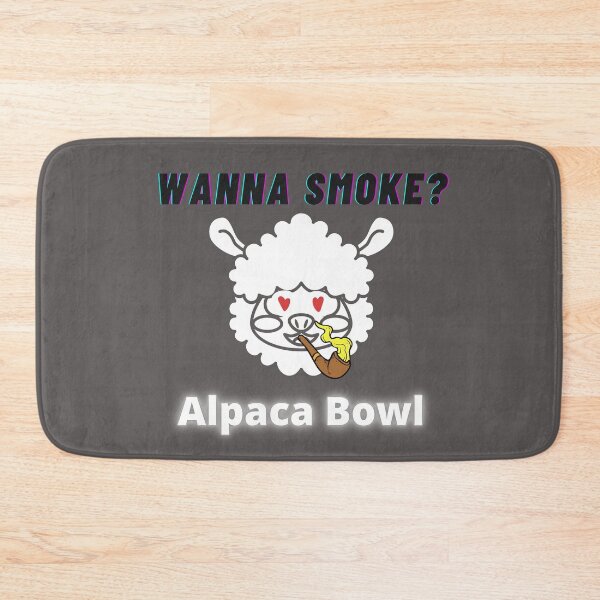 Item preview, Wanna Smoke Alpaca Bowl Vintage Lover Gift designed and sold by Viktor Kabbach.
