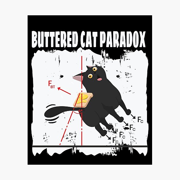 Item preview, Buttered Cat Paradox Math Physics Cat designed and sold by MooonTees.