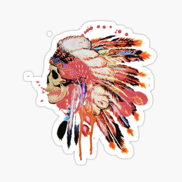 Indie skull Sticker