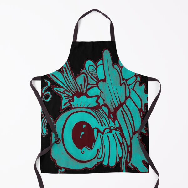 Artikelvorschau, Aqua Psychedelic Trippy Helle Pop Art Schmetterling Hübsche Fee Fisch entworfen und verkauft von iamstevivaughn.