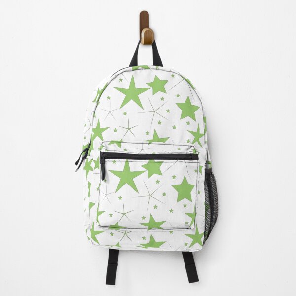 Item preview, green vector stars seamless pattern on the white background- Green and white. designed and sold by linagaiaart.
