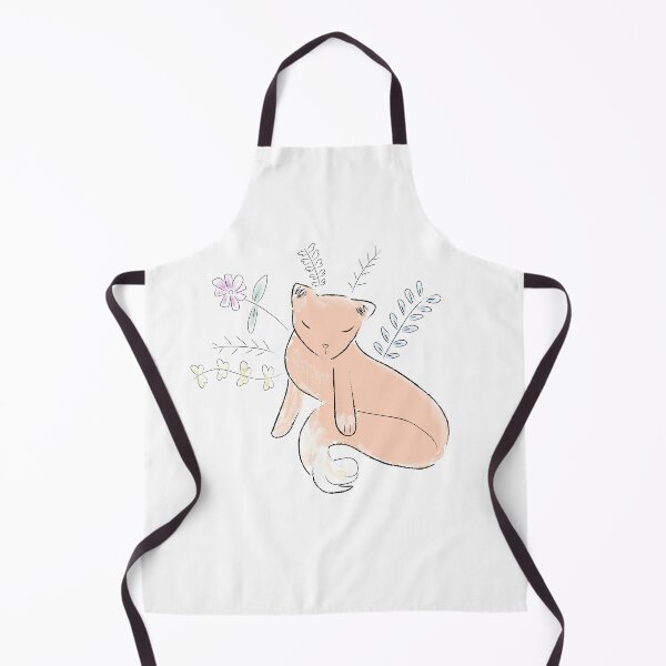 Item preview, Cute Fox with Flowers designed and sold by kelnan.