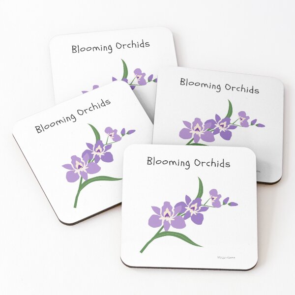 Item preview, Purple and Magenta Orchids designed and sold by MacjarrGems.