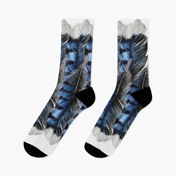 Item preview, BLUEJAY FEATHERS designed and sold by THE AMERICAN TEEVANGELIST.