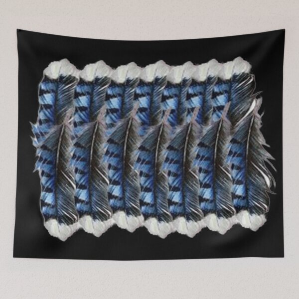 Item preview, BLUEJAY FEATHERS designed and sold by THE AMERICAN TEEVANGELIST.