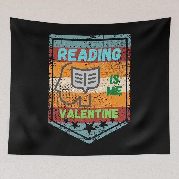Item preview, reading is my valentine designed and sold by Original1977.