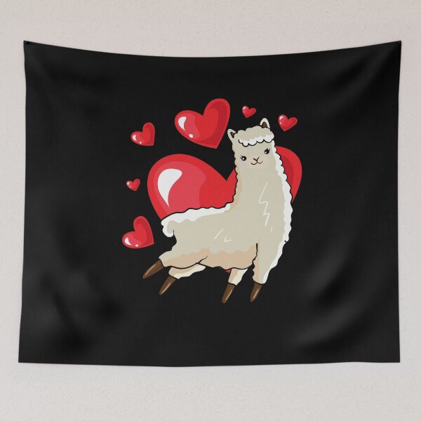 Item preview, Llama Valentine's Day designed and sold by ElBeDesigns.