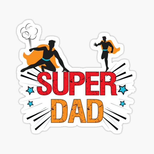 Item preview, SUPER DAD Comic Book Theme designed and sold by SalonOfArt.