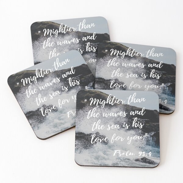 Item preview, Psalm 93:4 waves bible verse designed and sold by JLPhotographer.