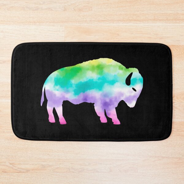 Item preview, Magical Rainbow Tie Dye Buffalo American Bison designed and sold by BrobocopPrime.