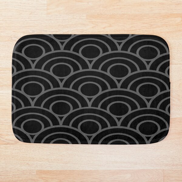 Item preview, Japanese Waves Pattern Black/Grijs designed and sold by TugaCreations.