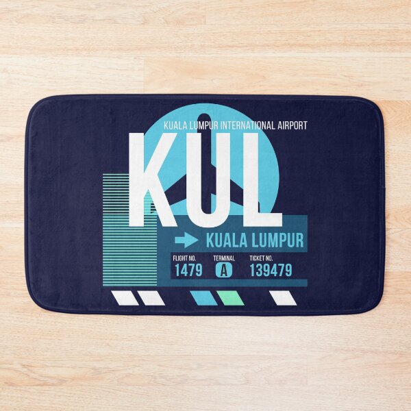 Item preview, Kuala Lumpur (KUL) Airport Code Baggage Tag designed and sold by SLAG-Creative.