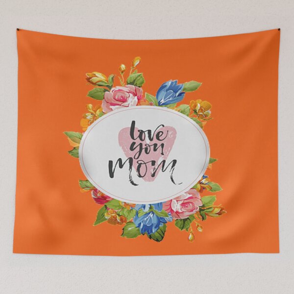 Aperçu de l'œuvre Je t'aime maman créée et vendue par customgiftstore.