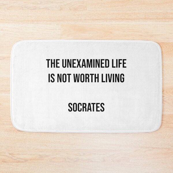 Item preview, Socrates Unexamined Life Quote designed and sold by apparentlyfunny.