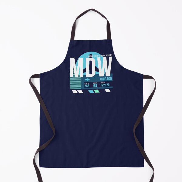 Item preview, Chicago Midway (MDW) Airport Code Baggage Tag designed and sold by SLAG-Creative.