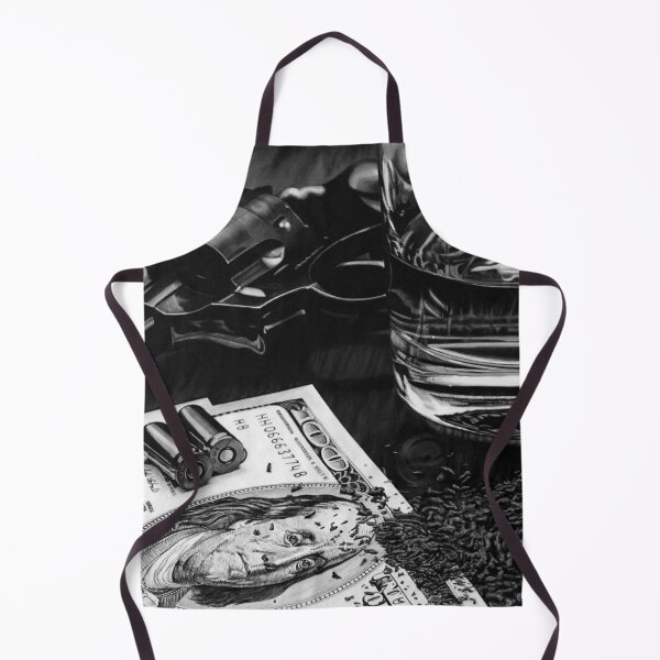 Wild West B/W Apron