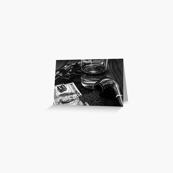 Wild West B/W Greeting Card