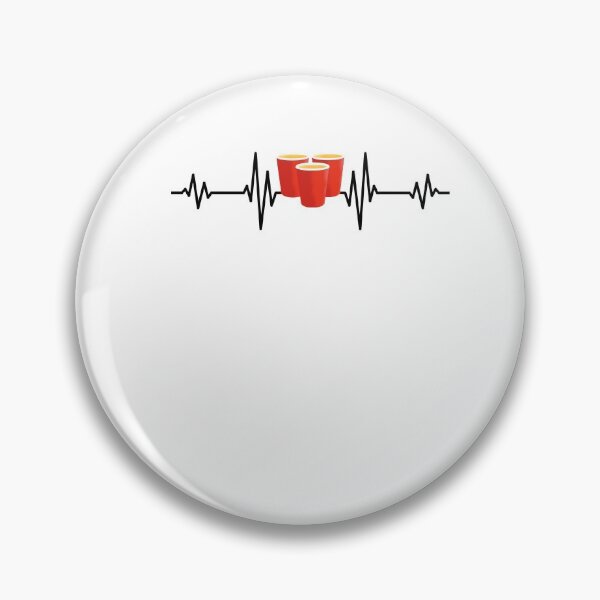 Item preview, Heartbeat red mug - red party mug - black designed and sold by dJ-Design.