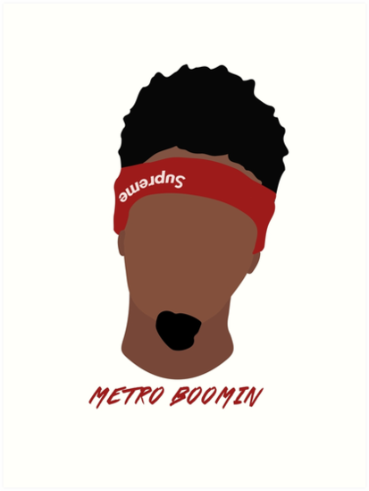 "Metro Boomin" Art Print by aidanlathrope | Redbubble