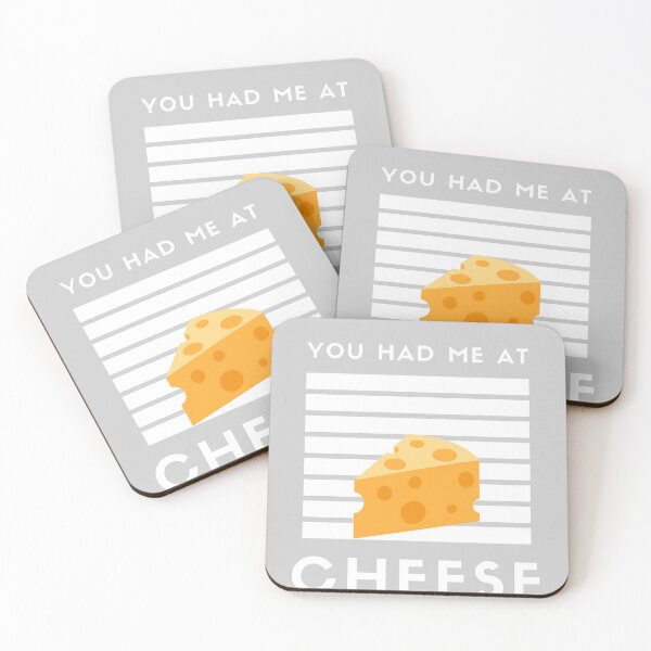 Item preview, You Had Me at Cheese Lover Foodie Valentine designed and sold by BadLatitude.