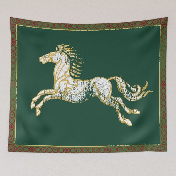 Item preview, Estandarte de Rohan gastado designed and sold by Mercatus.