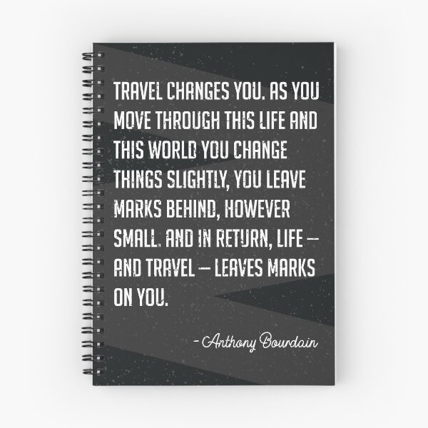 Item preview, Anthony Bourdain Travel Quote - Travel Changes You designed and sold by Getawayly.