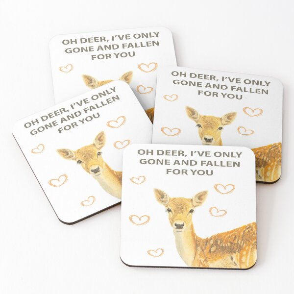 Item preview, OH DEER I'VE ONLY GONE AND FALLEN FOR YOU designed and sold by IslesArt.