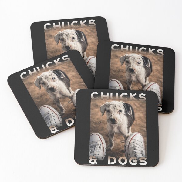 Item preview, Chucks and Dogs a Vintage illustration & combination Retro art photography of a Dog and Chucks designed and sold by King Of Skies.