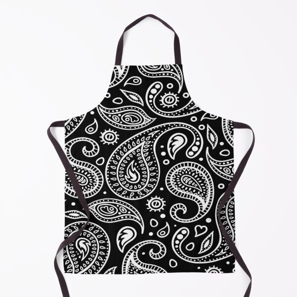 Item preview, Black and White Paisley Pattern designed and sold by TugaCreations.