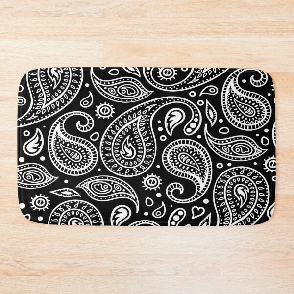 Item preview, Black and White Paisley Pattern designed and sold by TugaCreations.