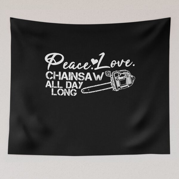 Item preview, Peace Love Chainsaws - Lumberjack Arborist Gift designed and sold by jacks-tees.