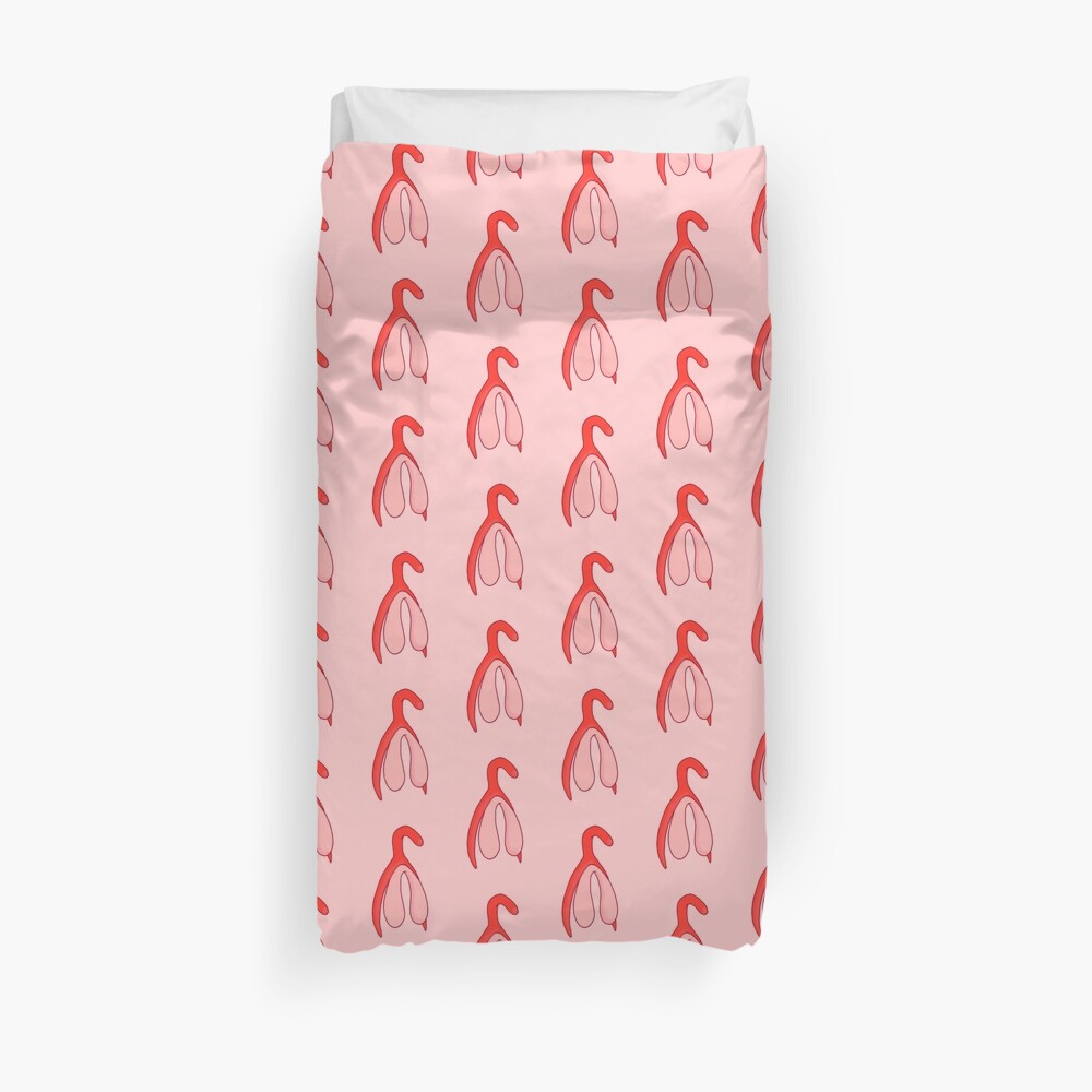 Clit oh mon clit. Duvet Cover