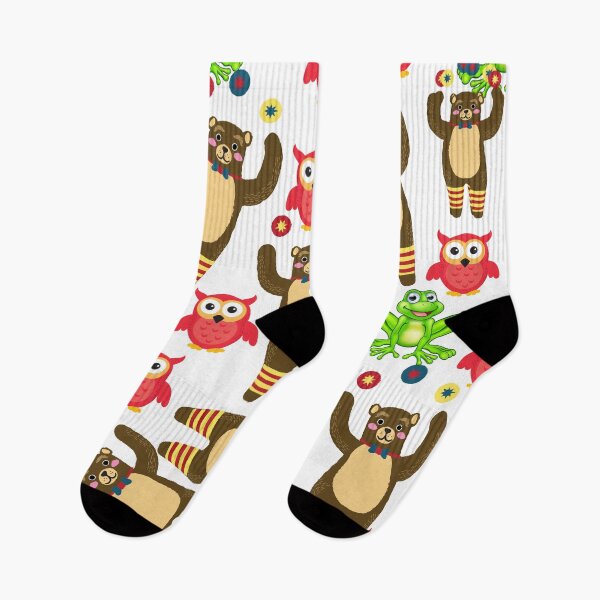 Item preview, Bear, Frogs, Owls, Oh My Patterns designed and sold by NateHarvey.
