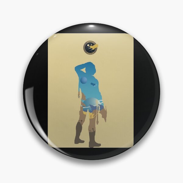 Item preview, The Outer Worlds - Minimalist Silhouette Style - Video Game Art designed and sold by PopCultArcade.