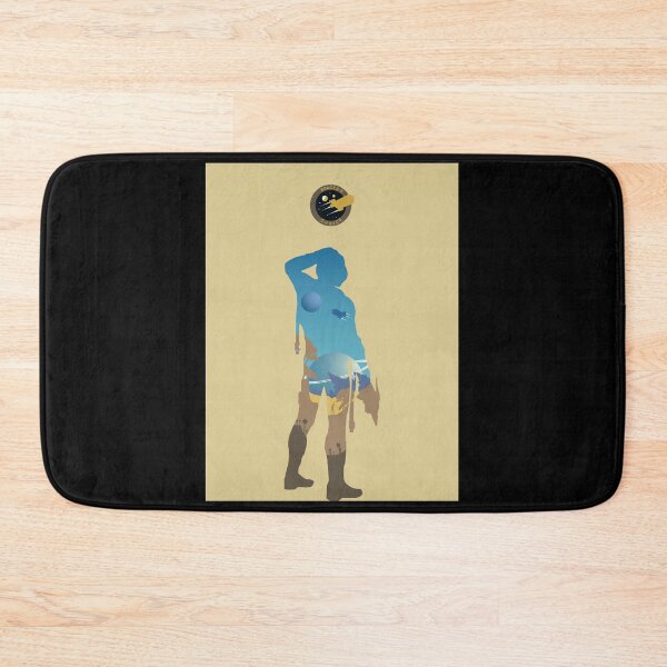 Item preview, The Outer Worlds - Minimalist Silhouette Style - Video Game Art designed and sold by PopCultArcade.