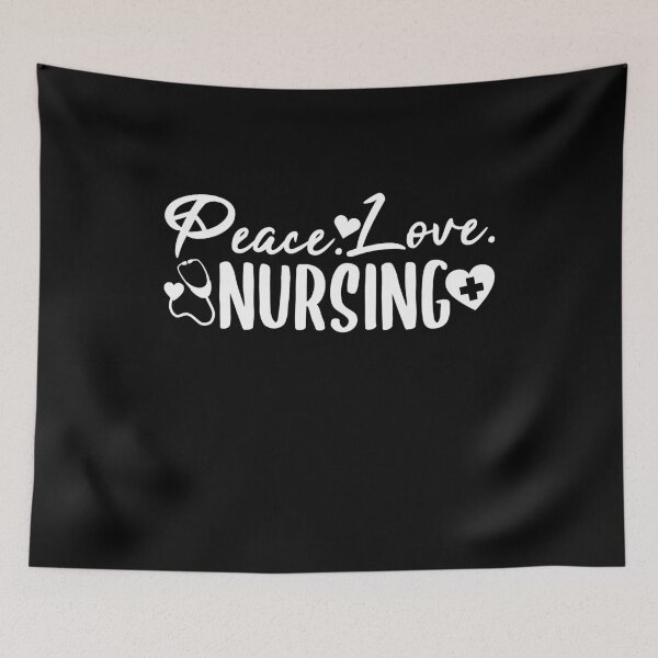 Item preview, Peace Love Nursing - RN Love designed and sold by jacks-tees.