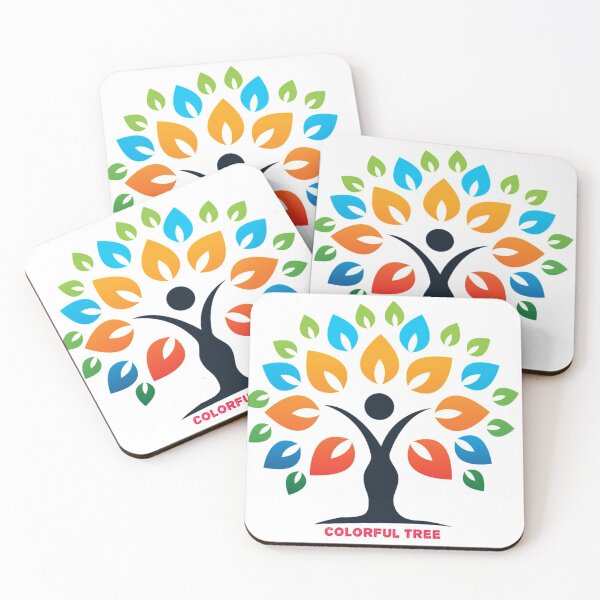 Item preview, colorful tree designed and sold by One-Click To Brand.