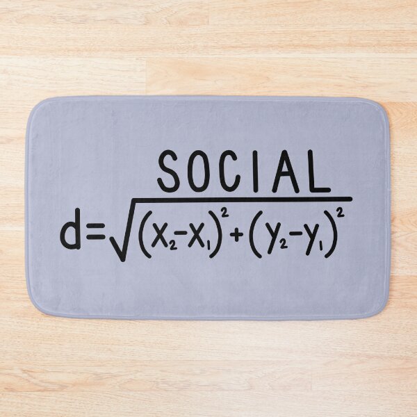 Item preview, Social Distance (formula) designed and sold by carwalker13.