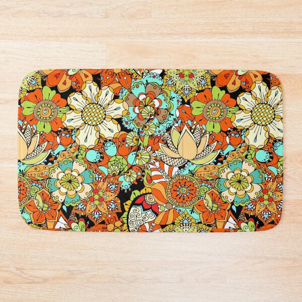 Item preview, Retro 70s Floral Pattern designed and sold by HastyHouse.