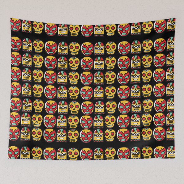 Item preview, Colorful Lucha Libre, Skull Head Design designed and sold by being trendy.