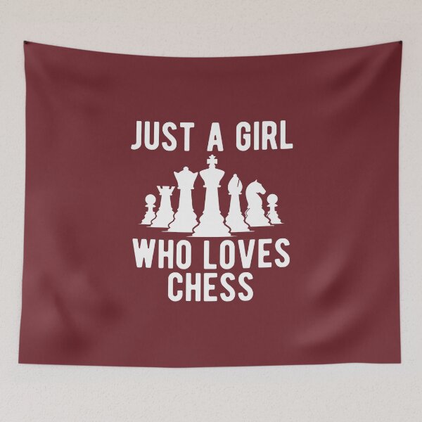Item preview, Just A Girl Who Loves Chess, Gift For Her, Gift For Chess Girl #3 designed and sold by SalahBlt.