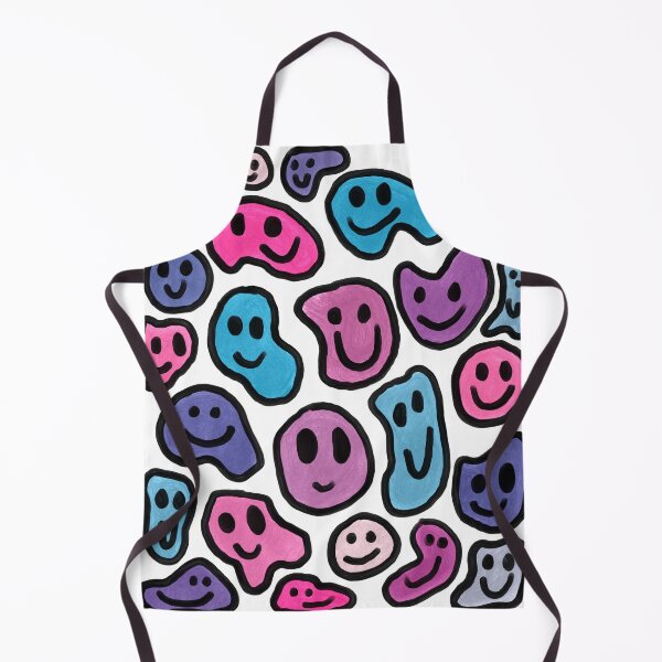 Item preview, vibrant smiley faces designed and sold by mirandathrasher.