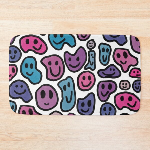 Item preview, vibrant smiley faces  designed and sold by mirandathrasher.