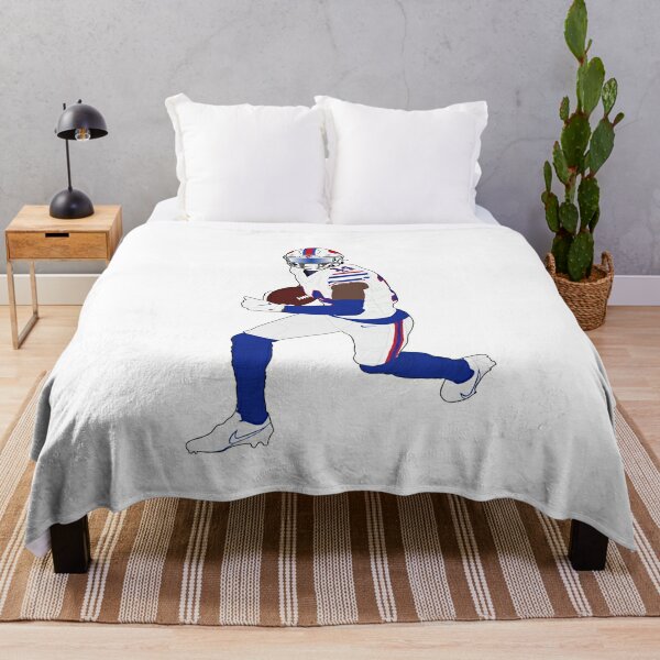 Buffalo Football Stefon Diggs Jersey Sherpa Fleece Blanket 