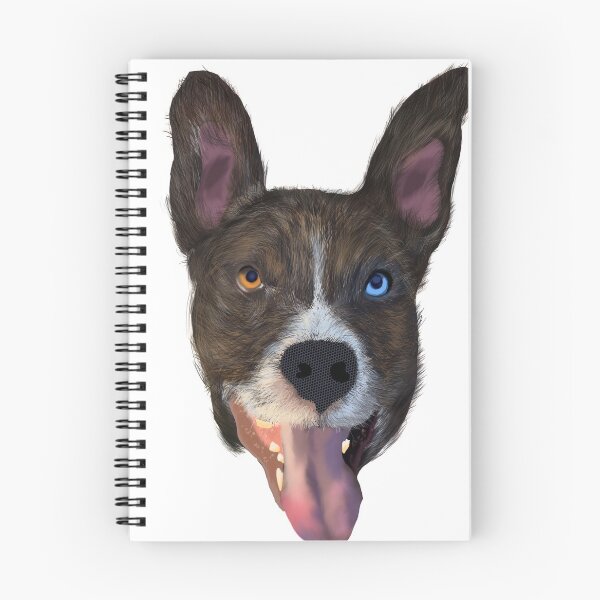 Item preview, Pitbull Brindle Mix With Different Color Eyes designed and sold by Jespn.