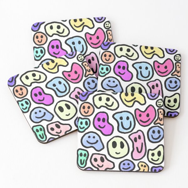 Item preview, Neon Smiley Faces  designed and sold by mirandathrasher.
