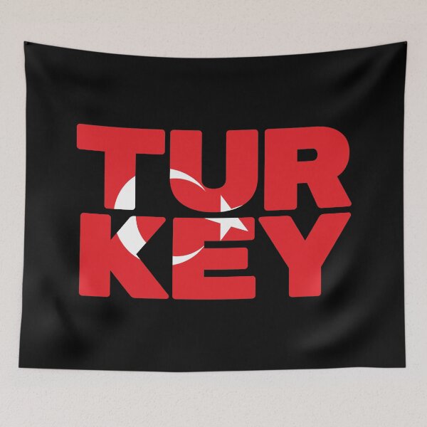 Item preview, Turkey Flag Text designed and sold by OldDannyBrown.