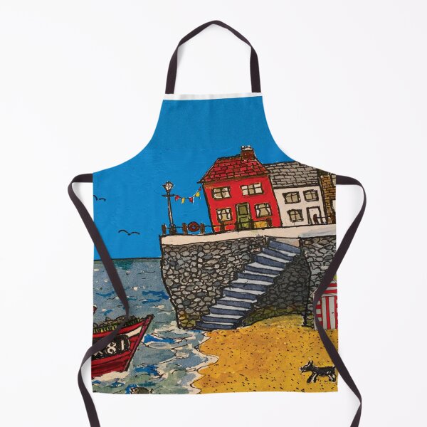 Item preview, Fishing Boat landing the catch Harbour Scene designed and sold by PaulRaynor.