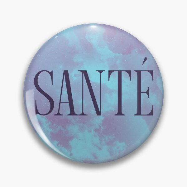 Item preview, Santé French words minimal - Blue Sky designed and sold by pixelstag.