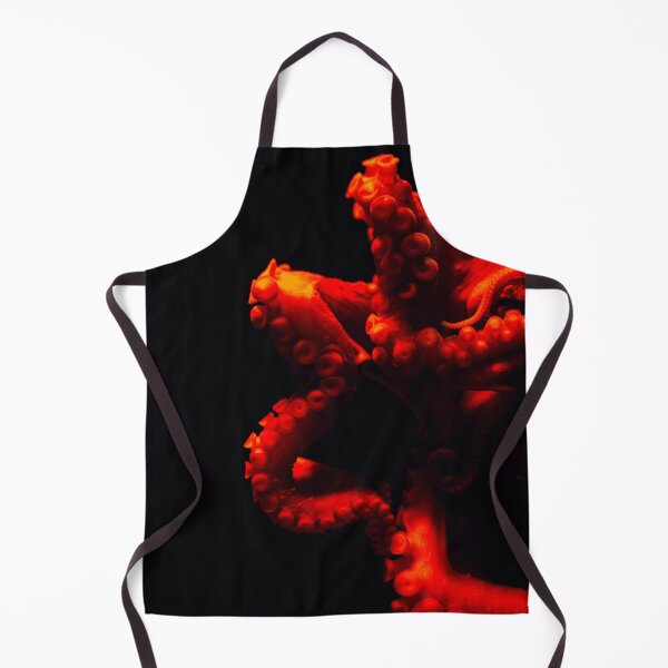 Item preview, Orange Red Octopus in dark ocean designed and sold by Butterfly-Dream.